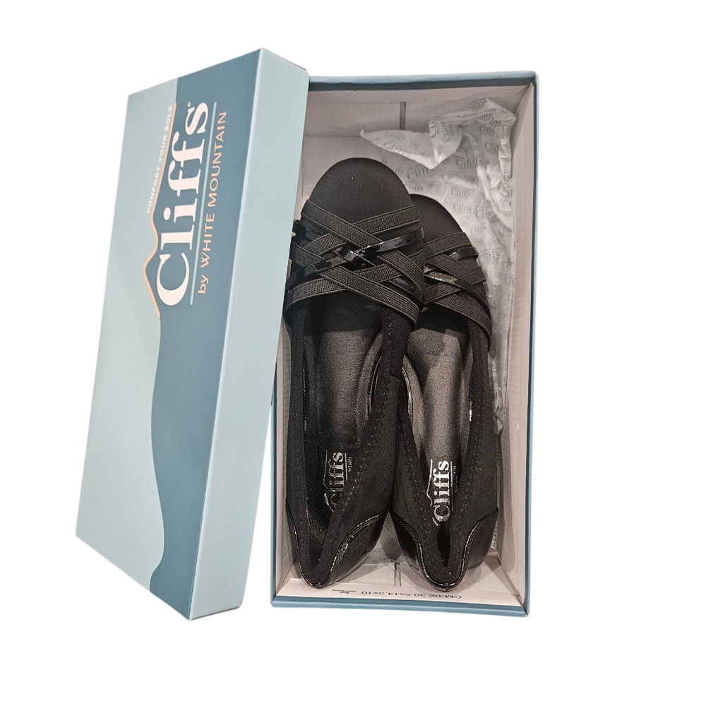 Cliffs by White Moutain | Black Wedge Pumps in Box | Size 7